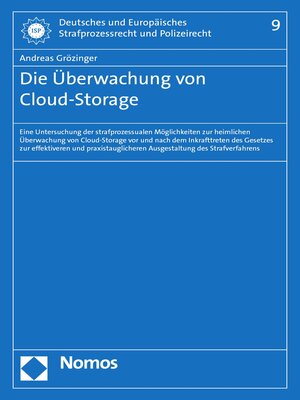 cover image of Die Überwachung von Cloud-Storage